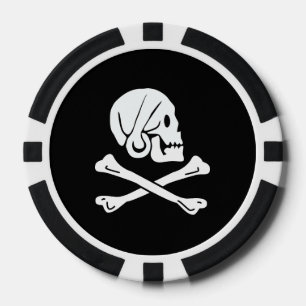 Henry Every Flag Pirate Flag Pokerchips