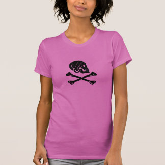 Henry Every schwarzes Totenkopf-T-Shirt für Frauen T-Shirt