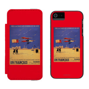 Henry Farman fliegt bei Issy-les-Moulineaux Incipio Watson™ iPhone 5 Geldbörsen Hülle