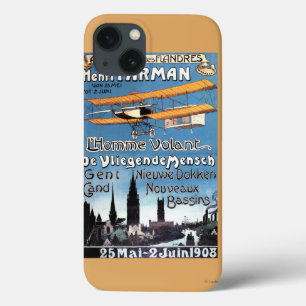 Henry Farman Fliegt das Flying Man Promo Poster Case-Mate iPhone Hülle