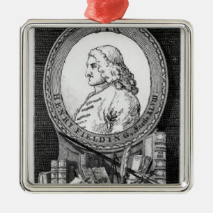 Henry Fielding im Alter von achtundvierzig Ornament Aus Metall