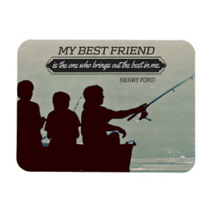 Henry Ford Inspiration Zitat "Bester Freund" Magnet