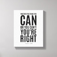 Henry Ford | Inspiration Zitat Wall Art