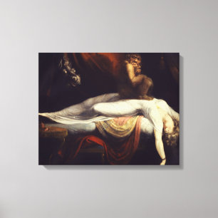 Henry Fuseli - Der Albtraum Leinwanddruck
