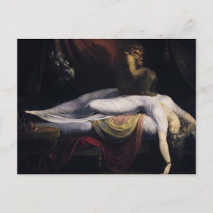 Henry Fuseli - Der Albtraum Postkarte