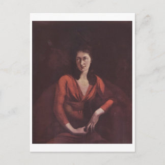 Henry Füssli Portrait Magdalena Hess Zurich Leinwa Postkarte