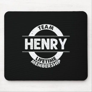 Henry Gift Funny Nachname Familienbaum Birthday Re Mousepad