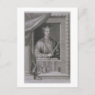 Henry II (1133-89) King of England von 1154, von Postkarte