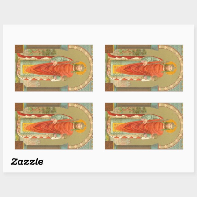 Henry II, Kaiser (BBS 10) Rechteckiger Aufkleber (Blatt)