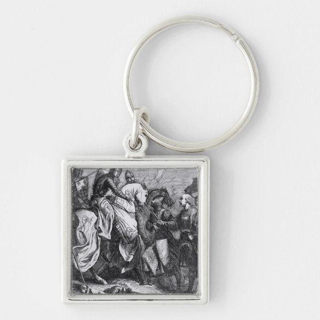 Henry III am Kampf von Lewes, am 14. Mai 1264 Schlüsselanhänger (Vorne)