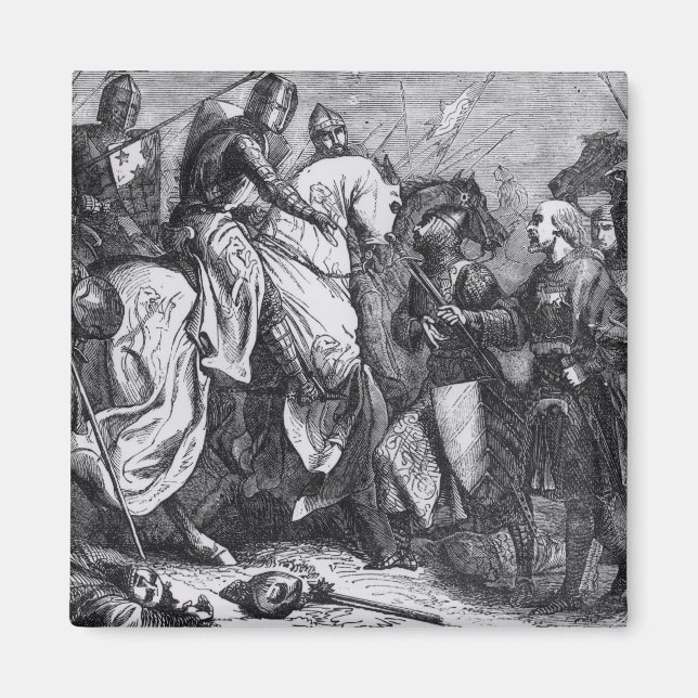 Henry III in der Schlacht von Lewes, 14. Mai 1264 Magnet (Vorne)