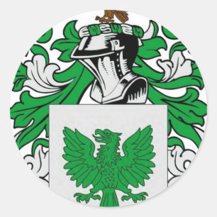 Henry (irisch)-Wappen Runder Aufkleber