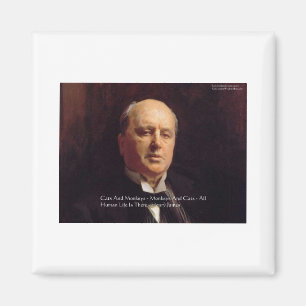 Henry James "Affen & Katzen" Weisheitszitate Gesch Magnet