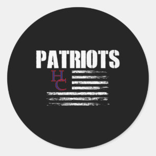 Henry Landkreis Patriots Logo Usa Flag Pris Hs Runder Aufkleber