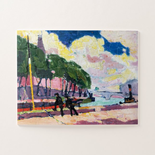 Henry Lyman Sayen am Ufer der Seinne Puzzle (Horizontal)