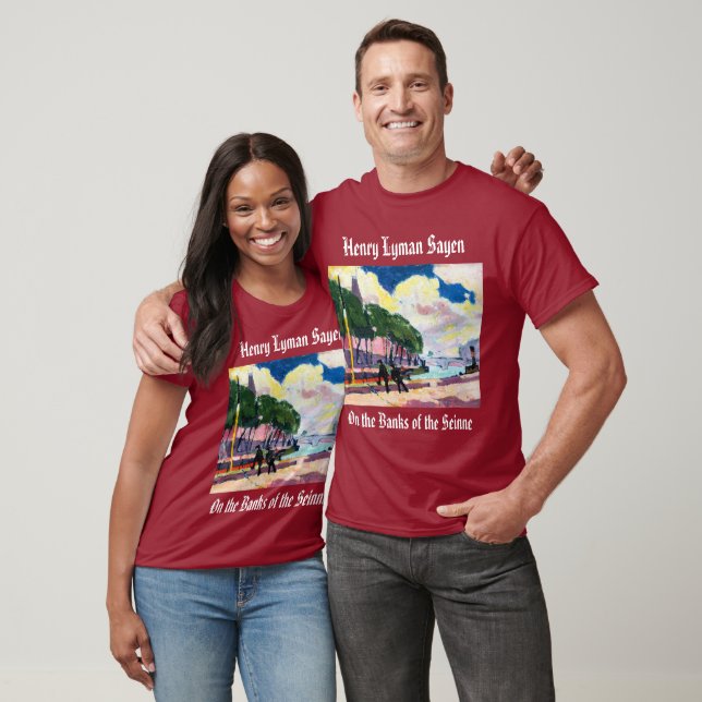 Henry Lyman Sayen am Ufer der Seinne T-Shirt (Unisex)