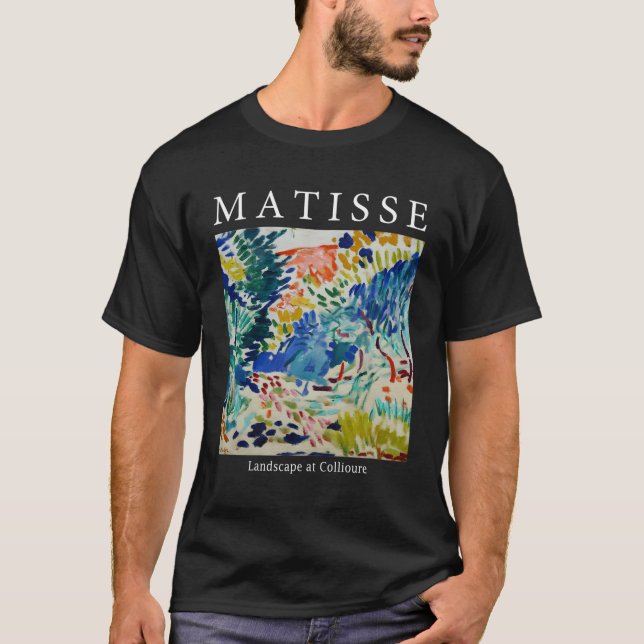 Henry Matisse Art Lover Landschaft Collioure T-Shirt (Vorderseite)