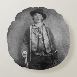 Henry McCarty, Billy der Gesetzlose Kid des Alten  Rundes Kissen