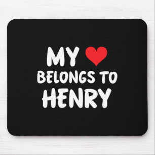 Henry - Mein Herz gehört Henry - Liebe Mousepad
