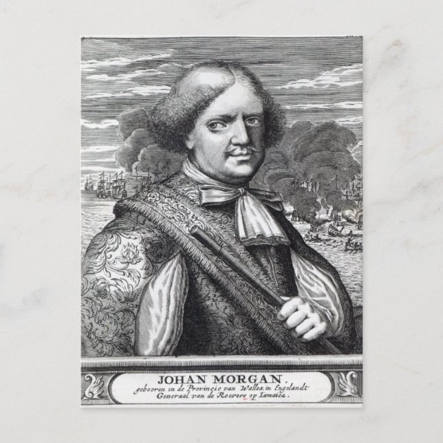 Henry Morgan, 1678 Postkarte (Vorderseite)