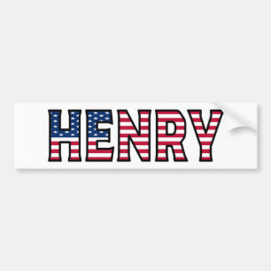 Henry Name Vorname USA Aufkleber Sticker Auto Autoaufkleber