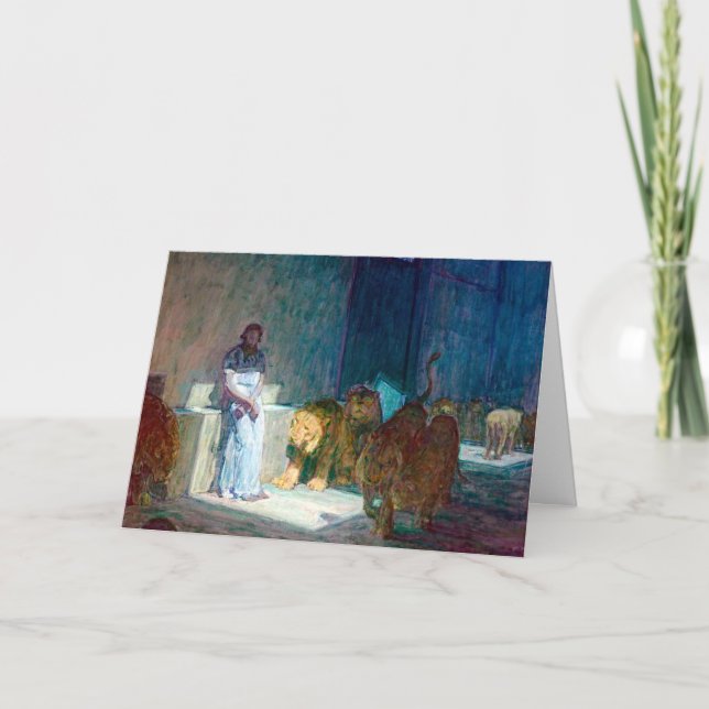 Henry Ossawa Tanner Daniel im Lions' Den Postc Karte (Vorderseite)