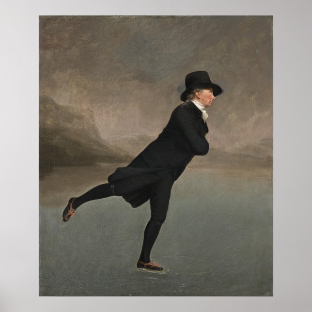 Henry Raeburn - Der Skaten-Minister Print Poster (Vorne)
