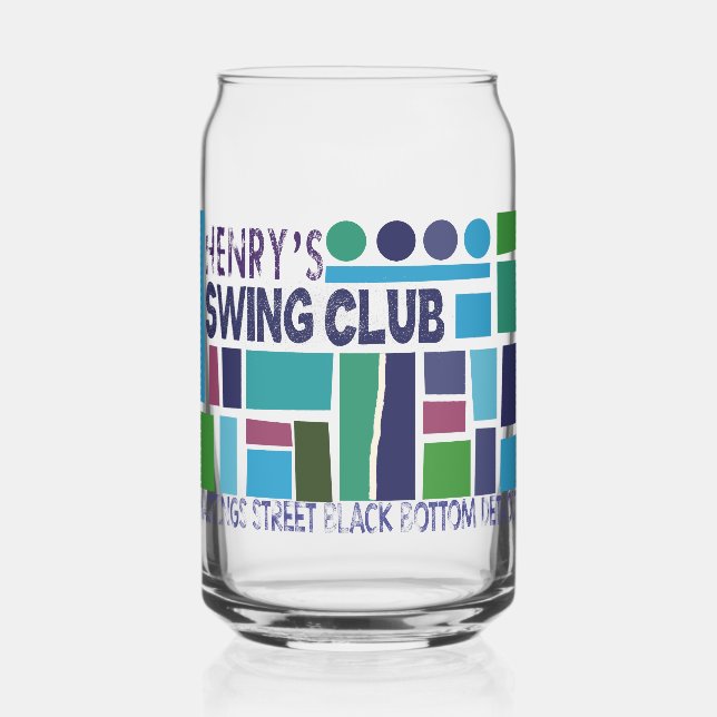 Henry Swing Club Soda Glass Dosenglas (Vorderseite)