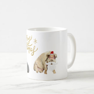 Henry und Eleanor als Weihnachtsmänner verkleidet  Kaffeetasse