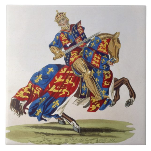 Henry VI, König von England (1421-71), 1422, von Fliese (Vorderseite)