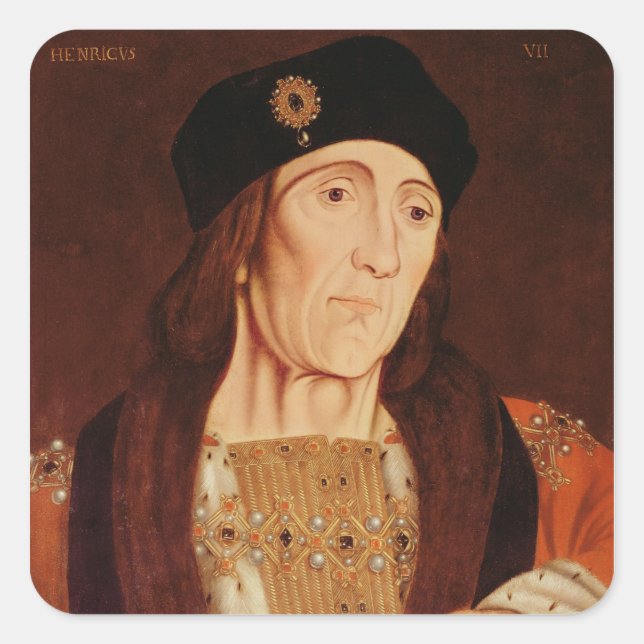 Henry VII, c.1505 Quadratischer Aufkleber (Vorderseite)