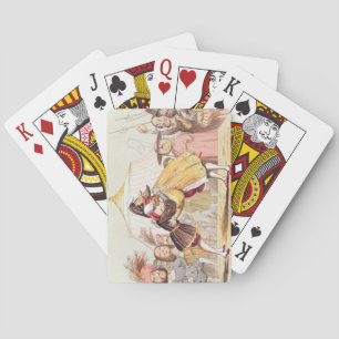 Henry VIII (1491-1547) und Francis I von Spielkarten
