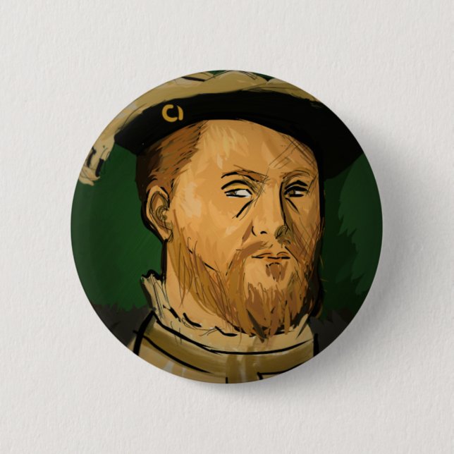 Henry VIII Abzeichen Button (Vorderseite)