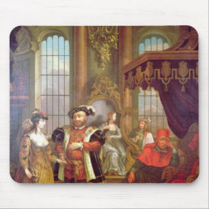 Henry VIII einführenanne boleyn am Gericht Mousepad
