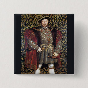 Henry VIII Portrait Button