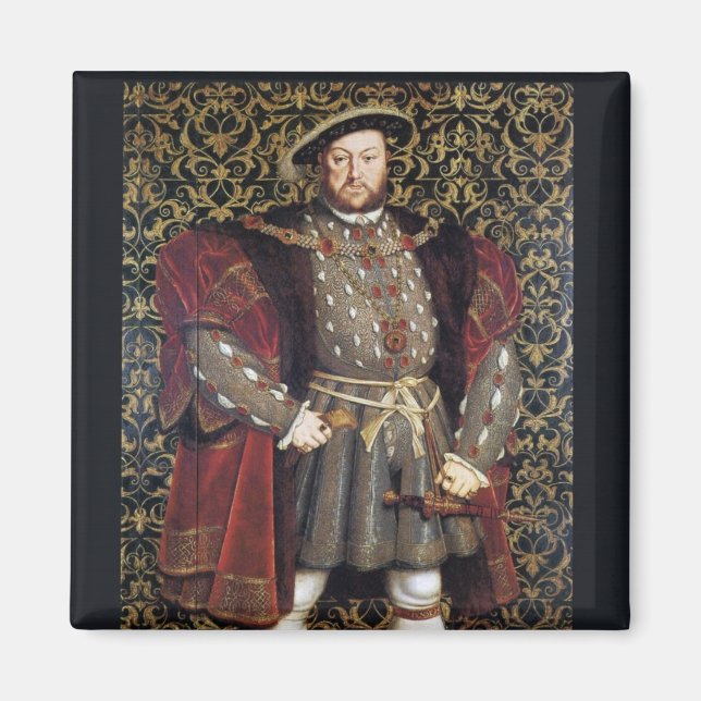 Henry VIII Portrait Magnet (Vorne)