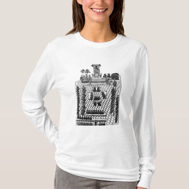 Henry VIII und Parlament im Jahre 1523 T-Shirt (Vorderseite)