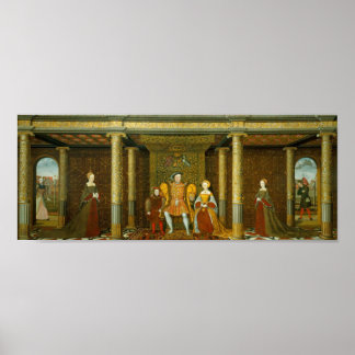 Henry VIII und seine Familie Poster