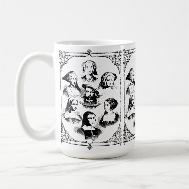 Henry VIII und seine sechs Ehefrau-Tasse Kaffeetasse (Links)