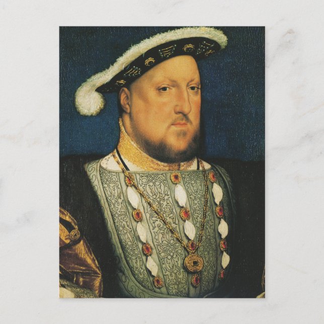 Henry VIII von England von Hans Holbein von der Jü Postkarte (Vorderseite)
