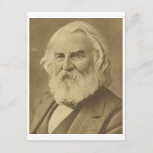 Henry Wadsworth Longfellow Postkarte