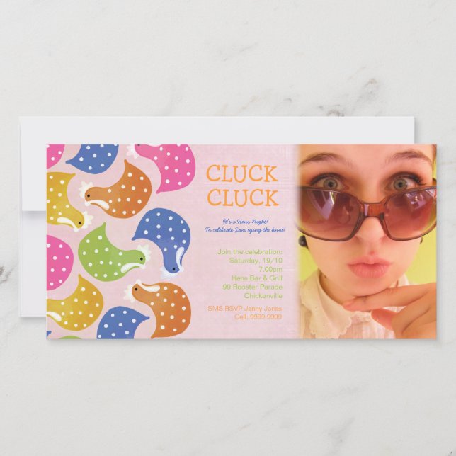 Hens Night Junggeselinnen-Abschied Event Foto Einl (Vorderseite)