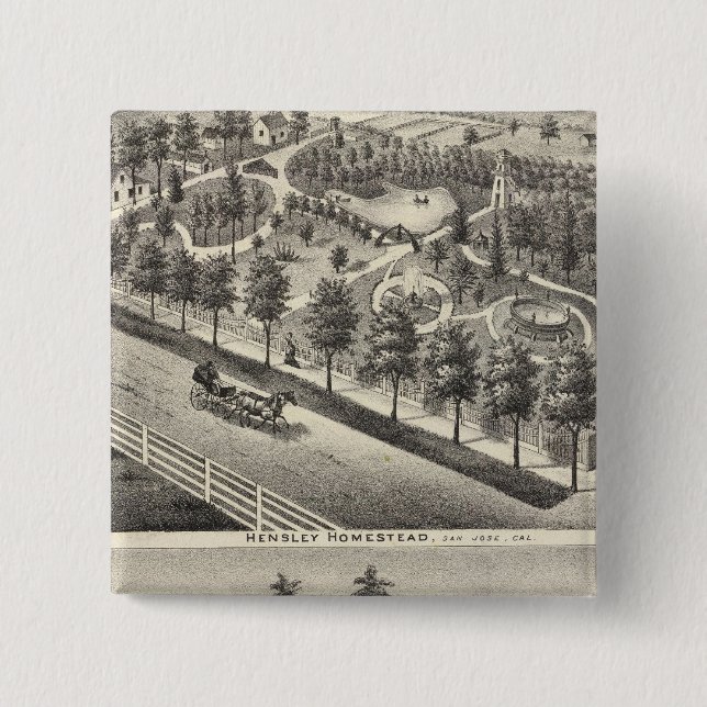 Hensley, Bohnen-Residenzen Button (Vorderseite)