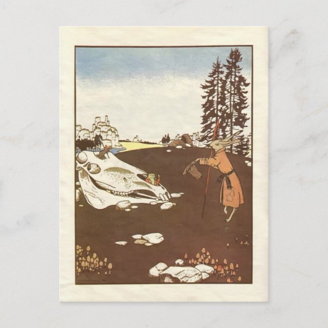 Heorhiy Narbut-"Fairy Tales: Teremok. Mizgir' Postkarte (Vorderseite)