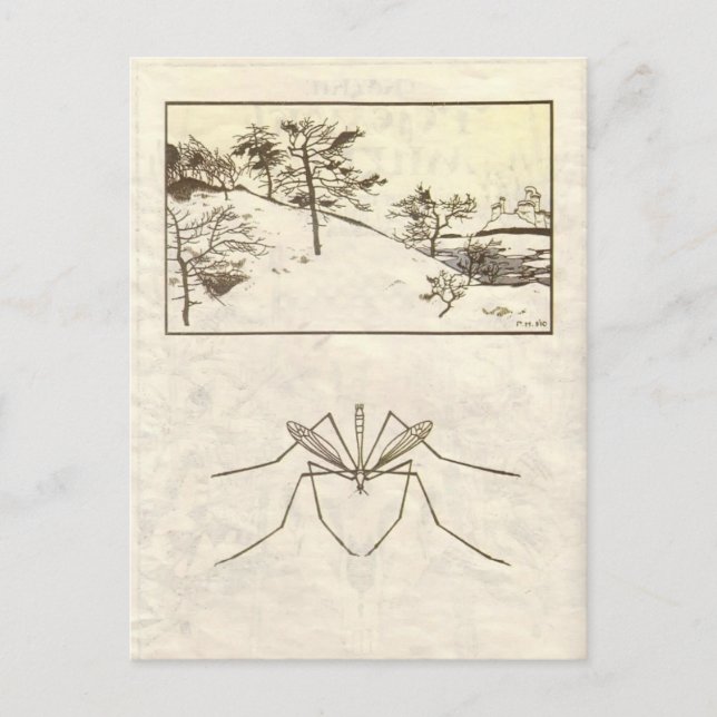 Heorhiy Narbut- 'Märchen: Teremok. Mizgir' Postkarte (Vorderseite)