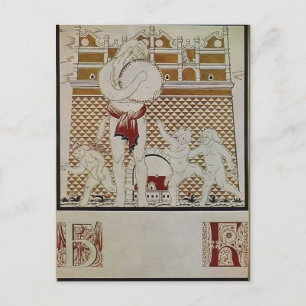 Heorhiy Narbut-Sheet 'B' von 'Ukrainisches Alphabe Postkarte