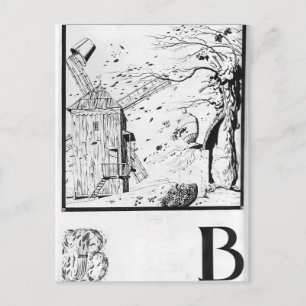 Heorhiy Narbut-Sheet 'V' von 'Ukrainisches Alphabe Postkarte