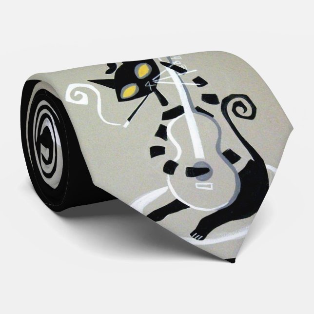 hep cat print krawatte (Gerollt)