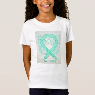 Hepatitis-B-(HBV)-Aufmerksamkeits-Schleifen-Engel- T-Shirt