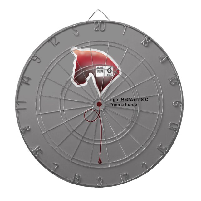 Hepatitis C Dartscheibe (vorne)